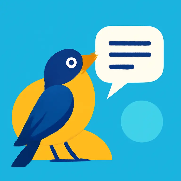 Птицы и речь - обложка пазла