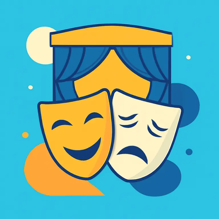 Театральные жанры и стили - обложка пазла