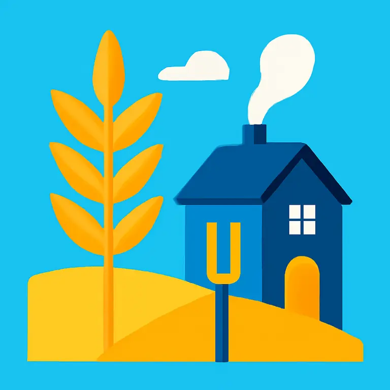 Деревенский быт и профессии - обложка пазла