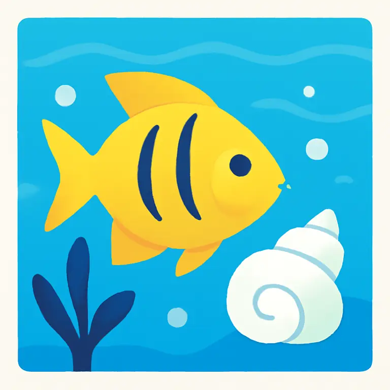 Морские обитатели - обложка пазла