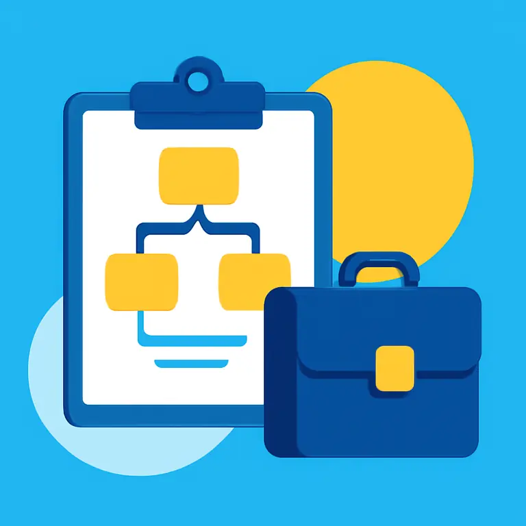 Деловые процессы и термины - обложка пазла