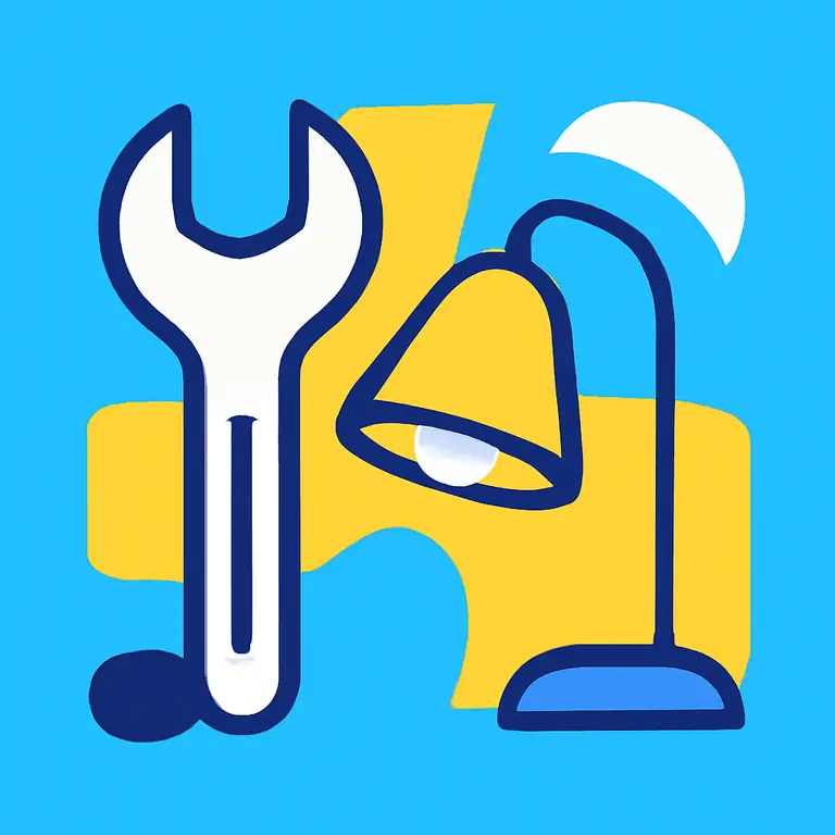 Инструменты и объекты - обложка пазла