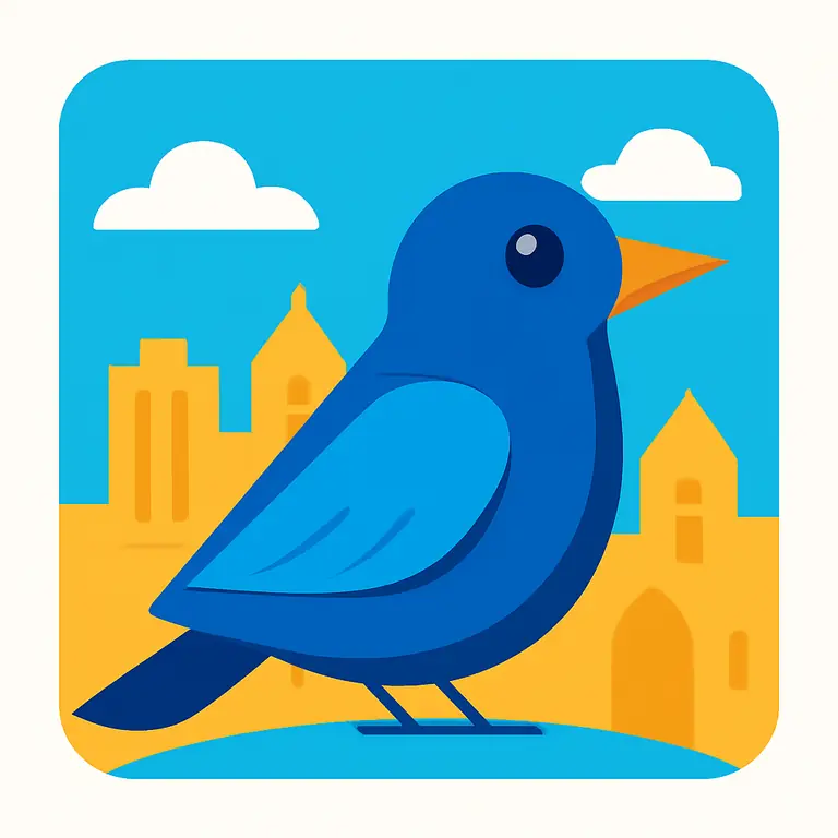 Птицы и города - обложка пазла