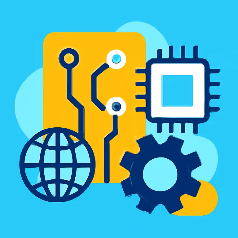 Термины электроники и технологий - обложка пазла