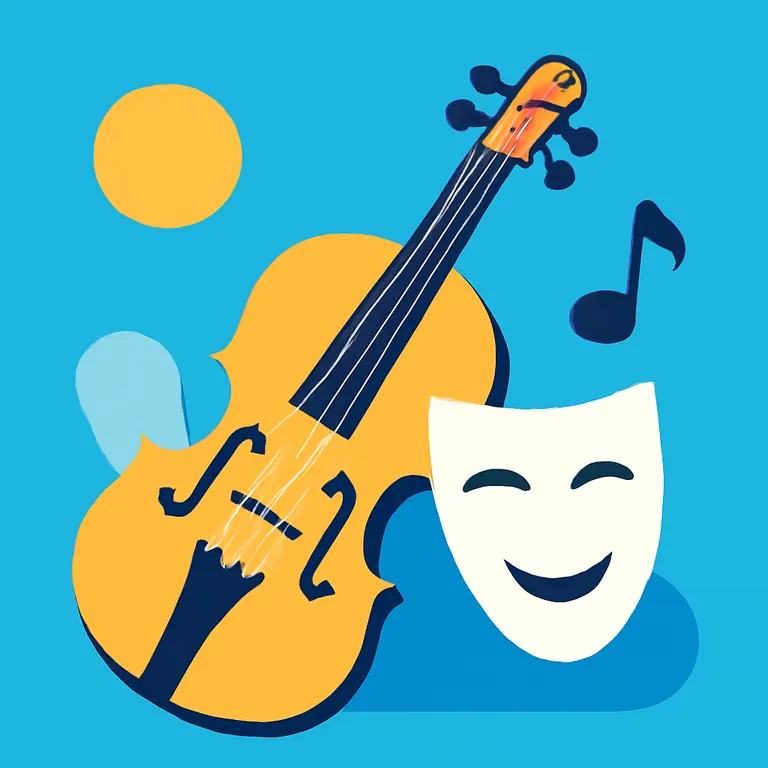 Музыкальные сюжеты и роли - обложка пазла