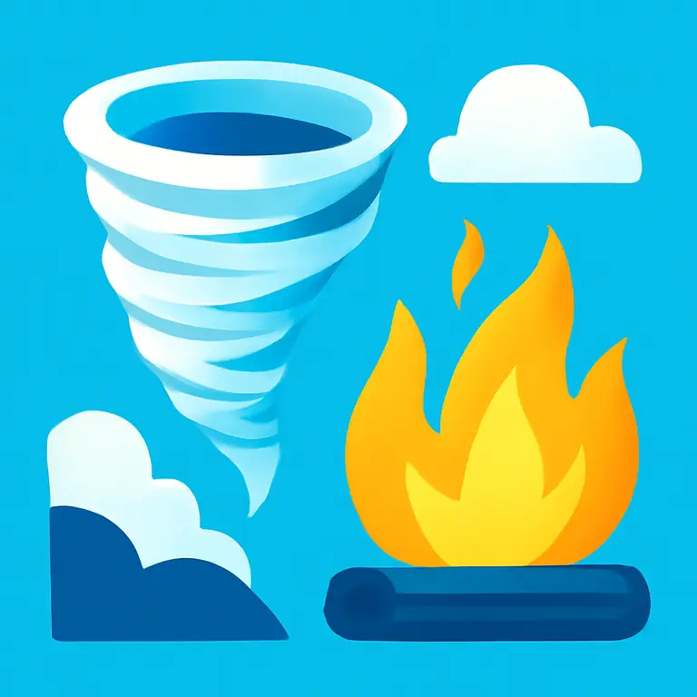 Природные явления и вещества - обложка пазла