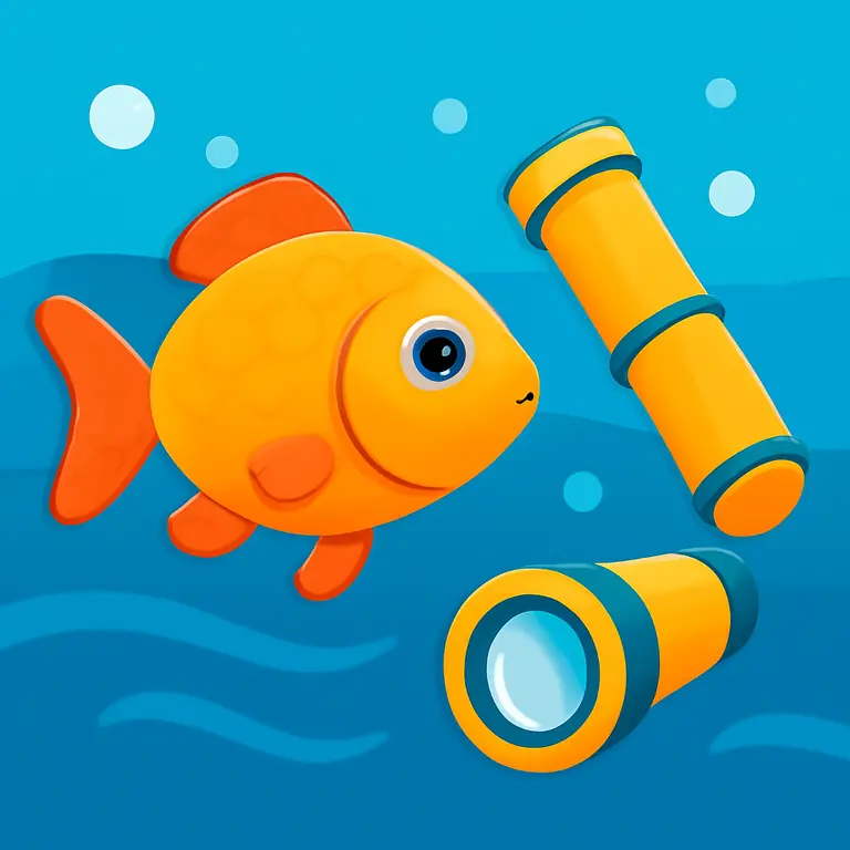 Водные обитатели и приборы - обложка пазла