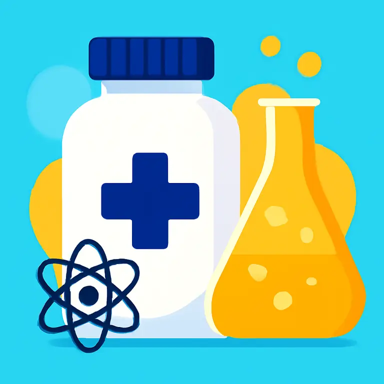 Медицинские термины и химия - обложка пазла