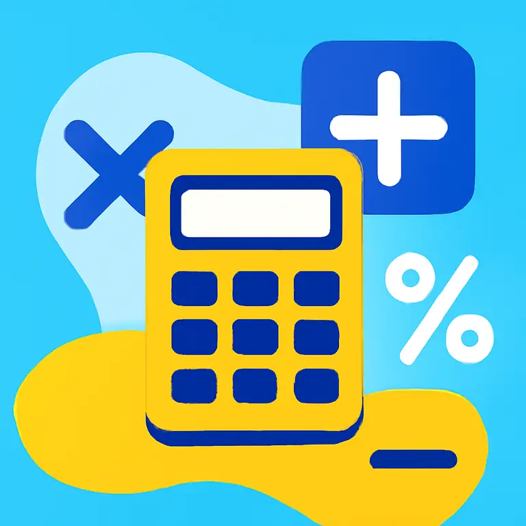 Математические величины и операции - обложка пазла