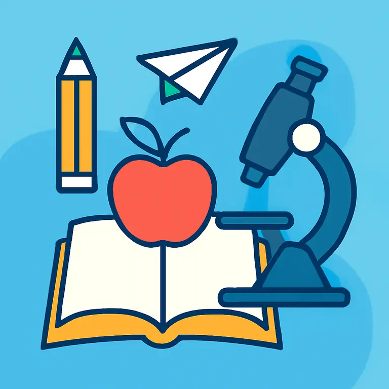 Школьные будни и науки - обложка пазла