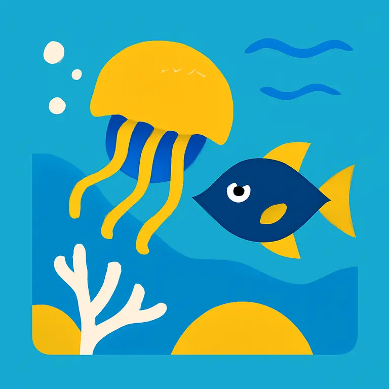 Морские обитатели и явления - обложка пазла