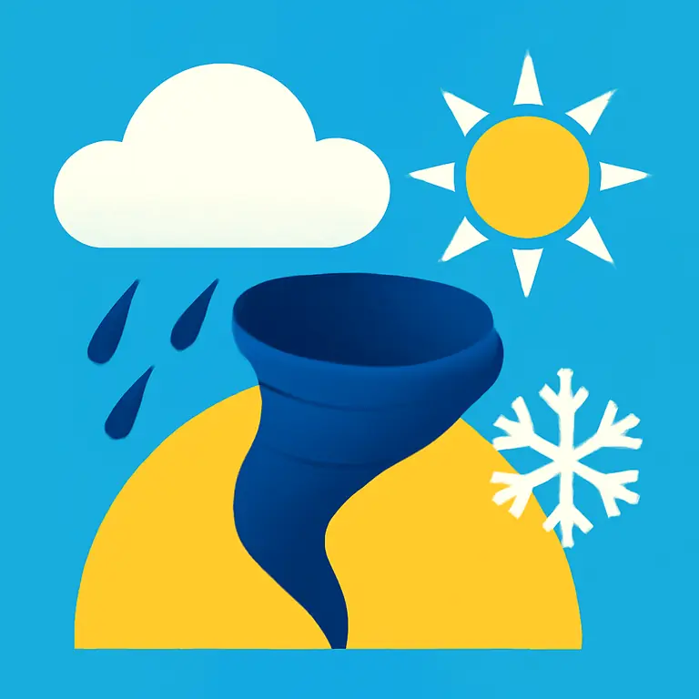 Погодные явления и явления - обложка пазла