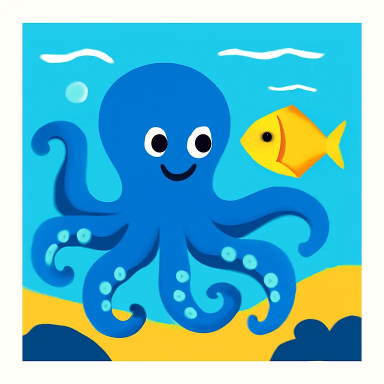 Морские обитатели - обложка пазла