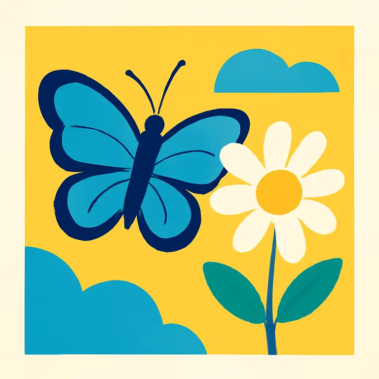 Насекомые и природа - обложка пазла