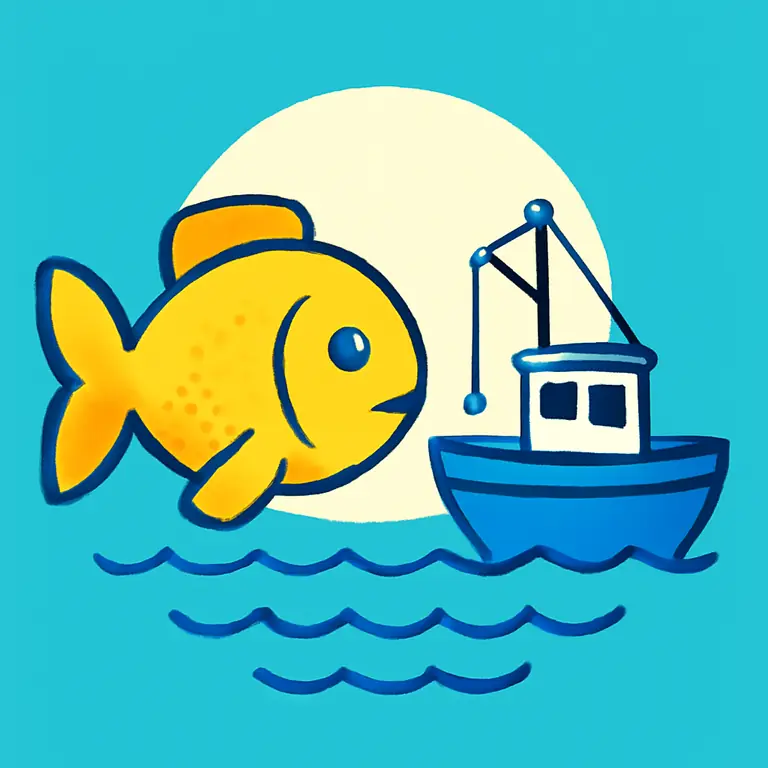 Обитатели морей и рыбацкие - обложка пазла