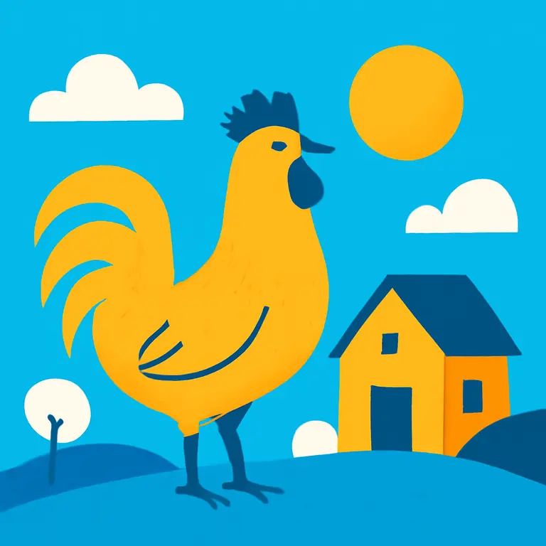 Жизнь в деревне - обложка пазла