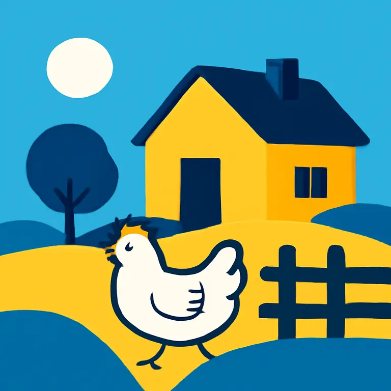 Жизнь в деревне - обложка пазла