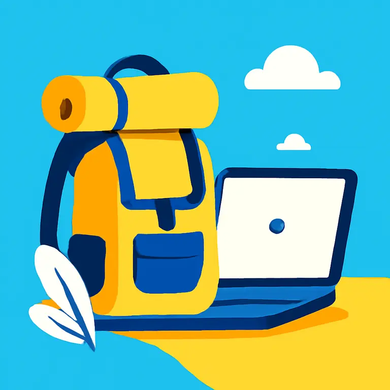 Активный отдых и техника - обложка пазла