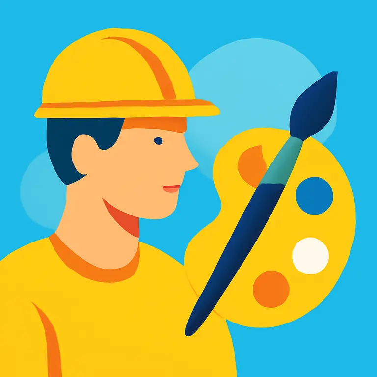 Профессии и действия - обложка пазла