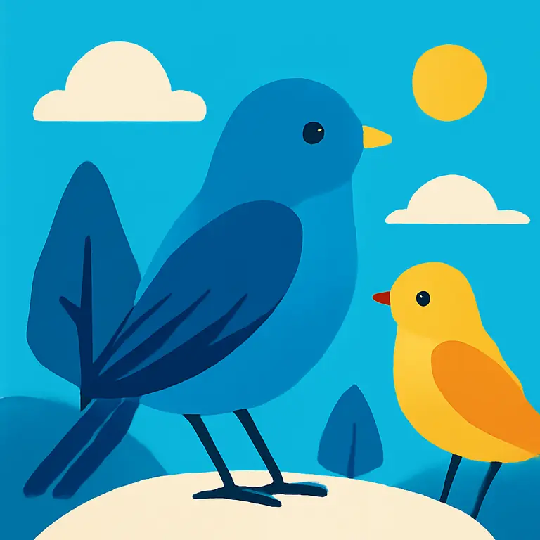 Птицы леса и неба - обложка пазла