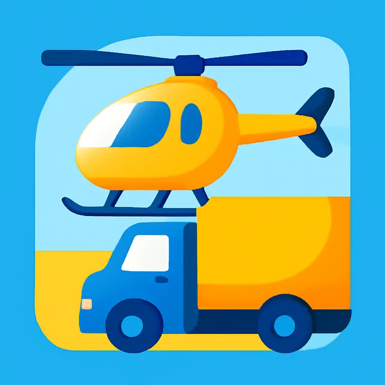 Транспорт и техника - обложка пазла