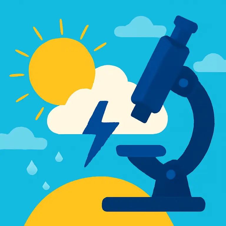 Явления погоды и науки - обложка пазла