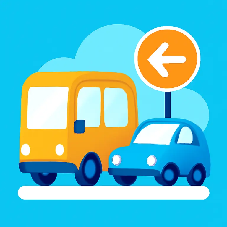 Транспорт и движение - обложка пазла