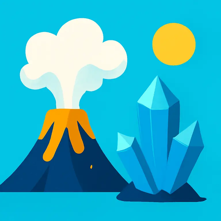 Природные явления и минералы - обложка пазла