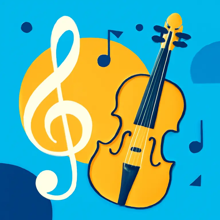 Музыкальные термины и инструменты - обложка пазла