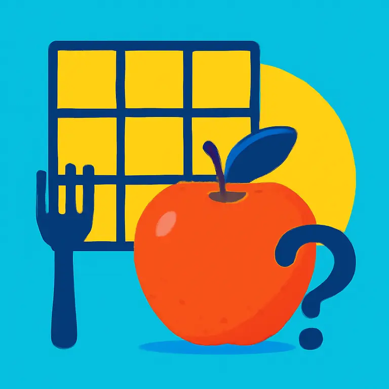 Вкусные загадки еды - обложка пазла