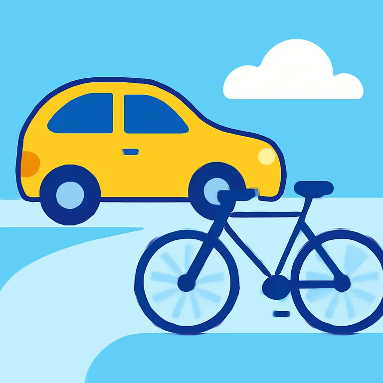 Транспорт и движение - обложка пазла