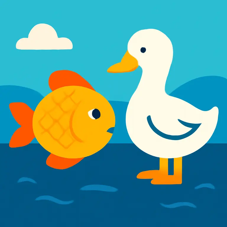 Морские и речные обитатели - обложка пазла