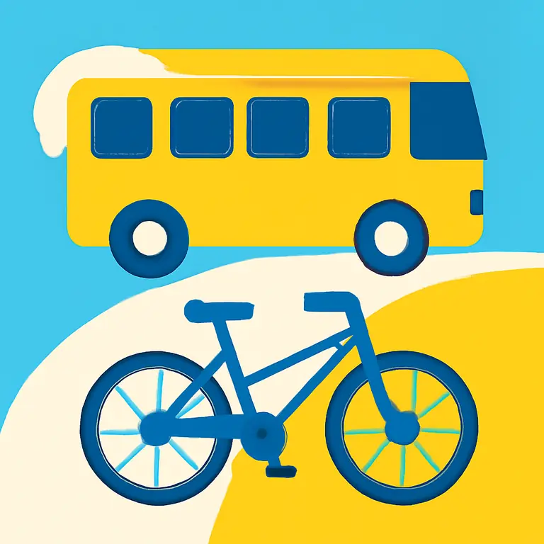 Виды и средства передвижения - обложка пазла