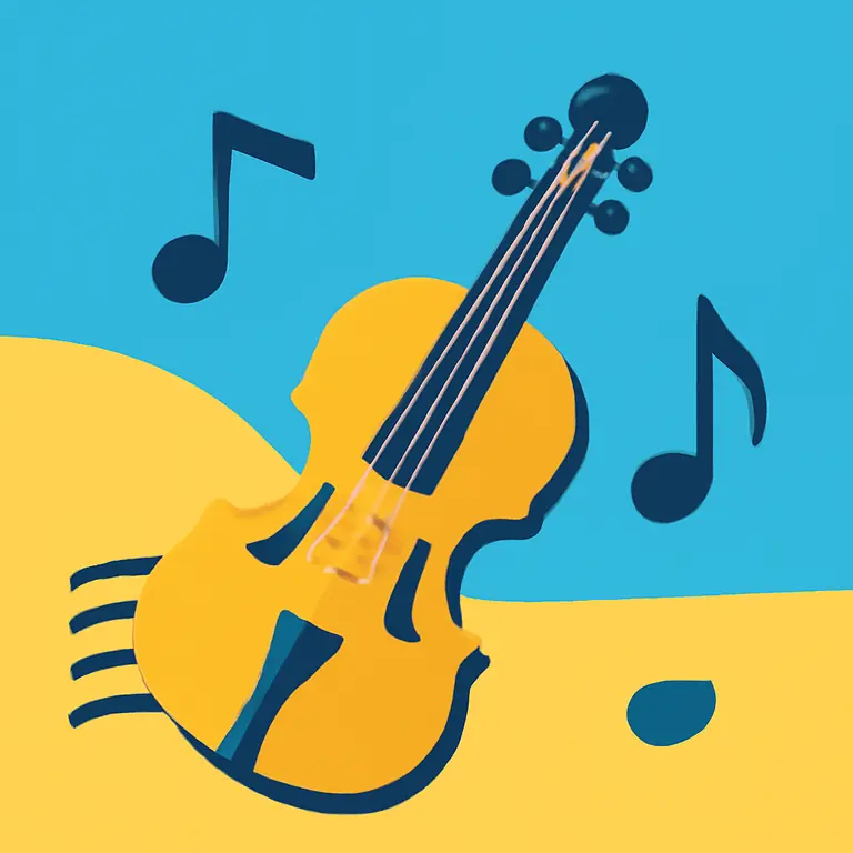 Музыкальные инструменты и жанры - обложка пазла