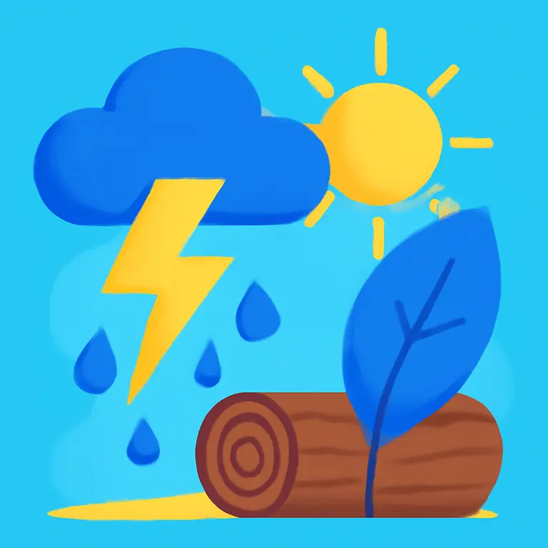 Природные явления и материалы - обложка пазла