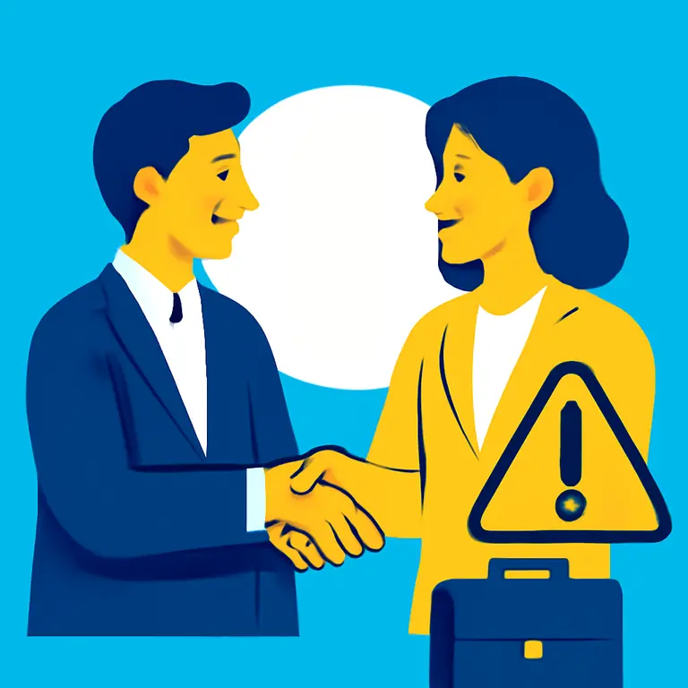 Деловые отношения и риски - обложка пазла