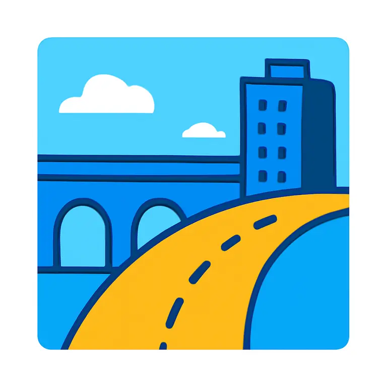 Городская инфраструктура - обложка пазла