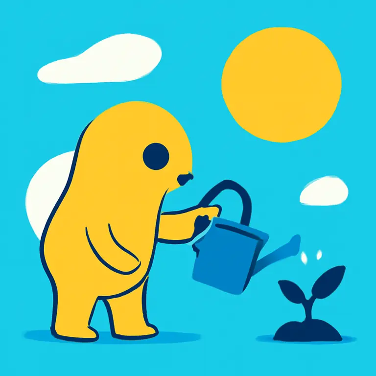 Маленькие существа и действия - обложка пазла