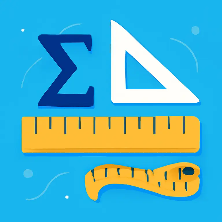 Математика и измерения - обложка пазла