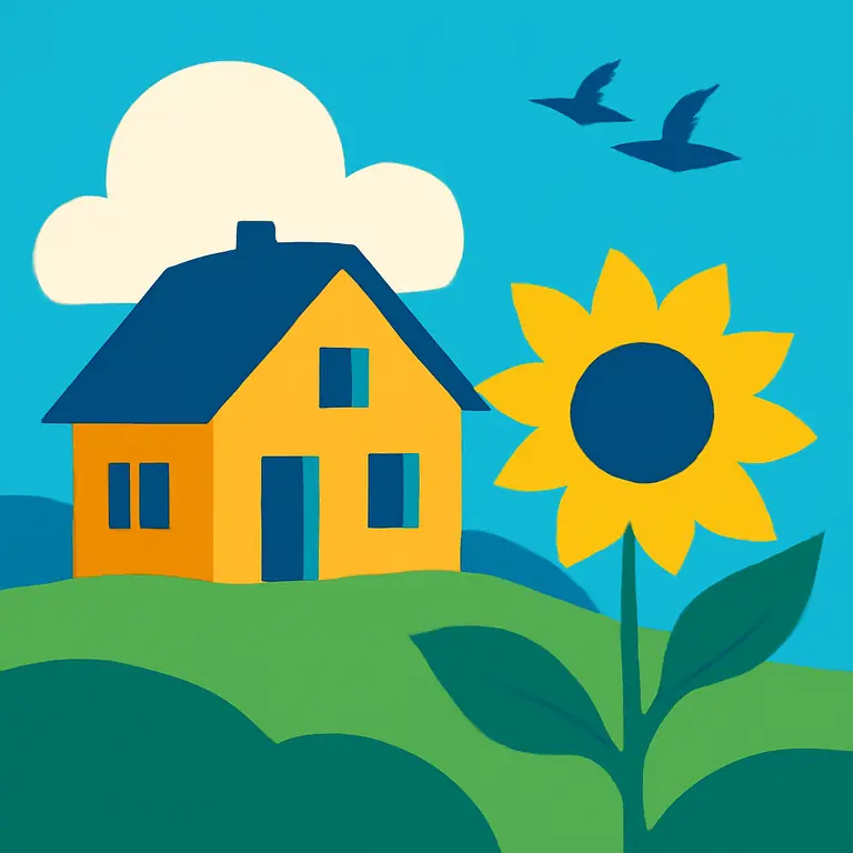 Сельский быт и природа - обложка пазла