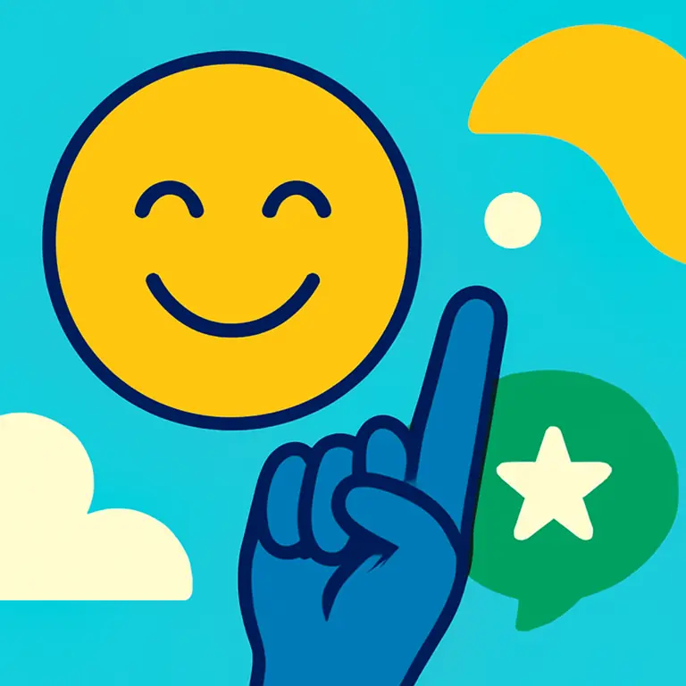 Слова эмоций и действий - обложка пазла