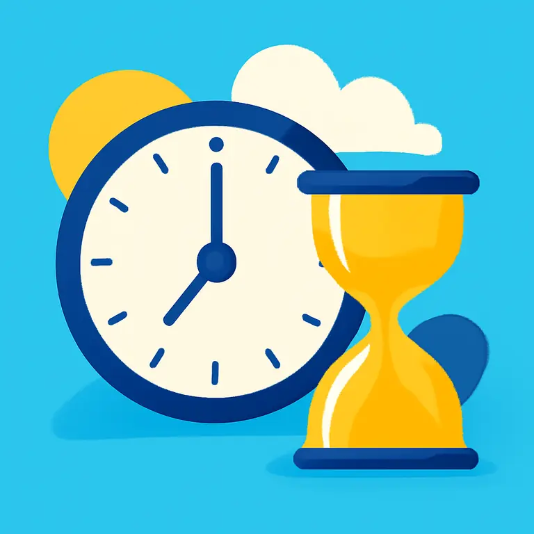 Временные интервалы и понятия - обложка пазла