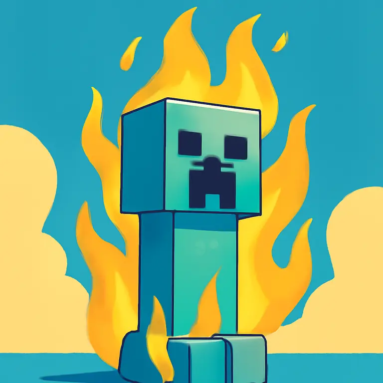 Creepers Ablaze - puzzle cover