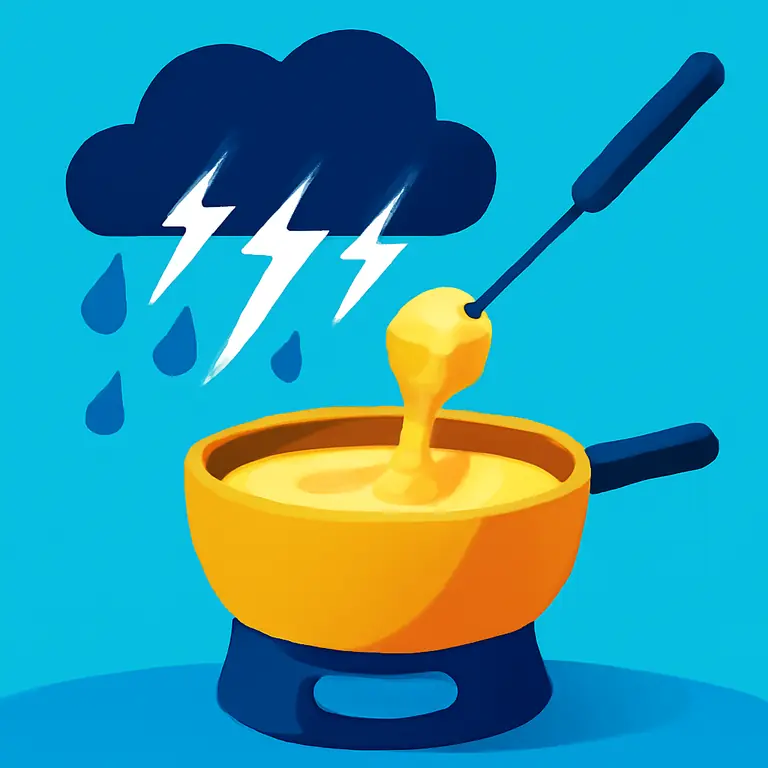 Stormy Fondue - puzzle cover