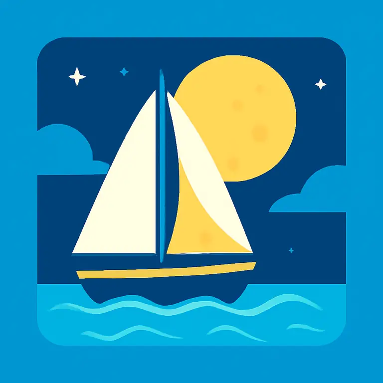 Moonlit Regatta - puzzle cover