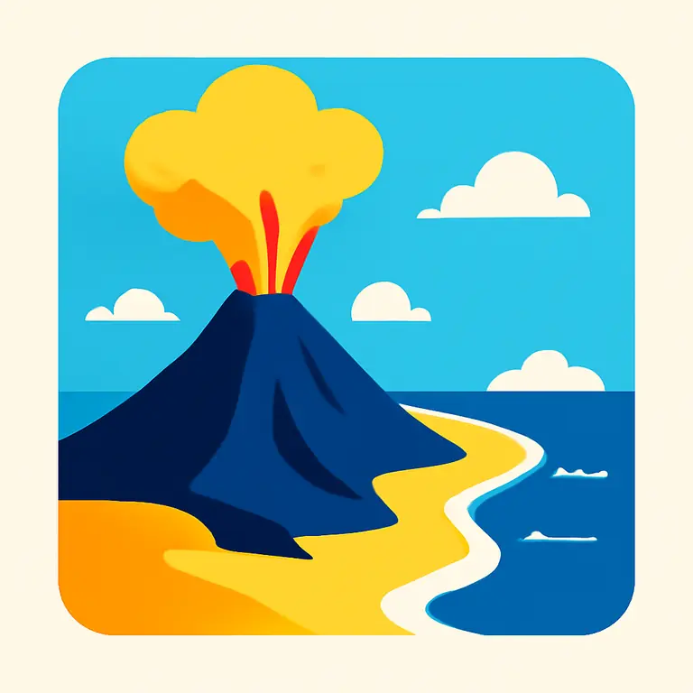 Volcanic Coastline - puzzle cover