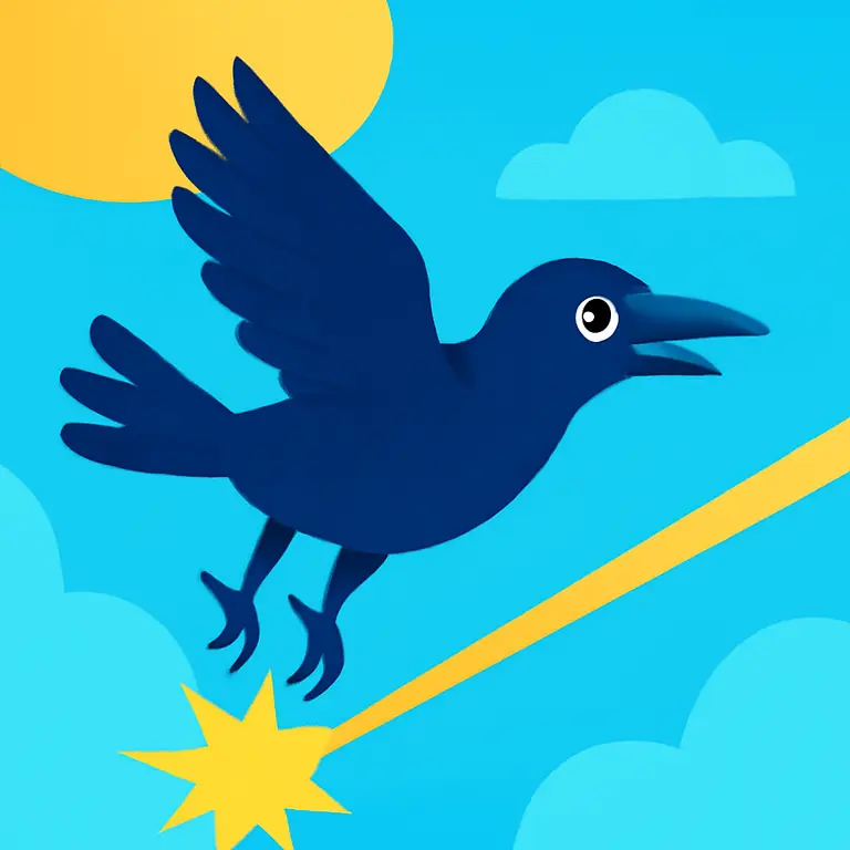 Laser Crow Chase - puzzle cover