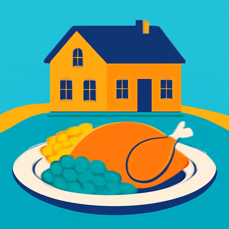 Farmhouse Feast - puzzle cover