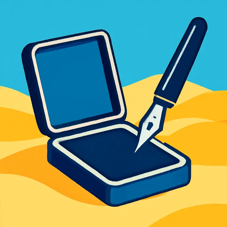 Inkpad Dunes - puzzle cover