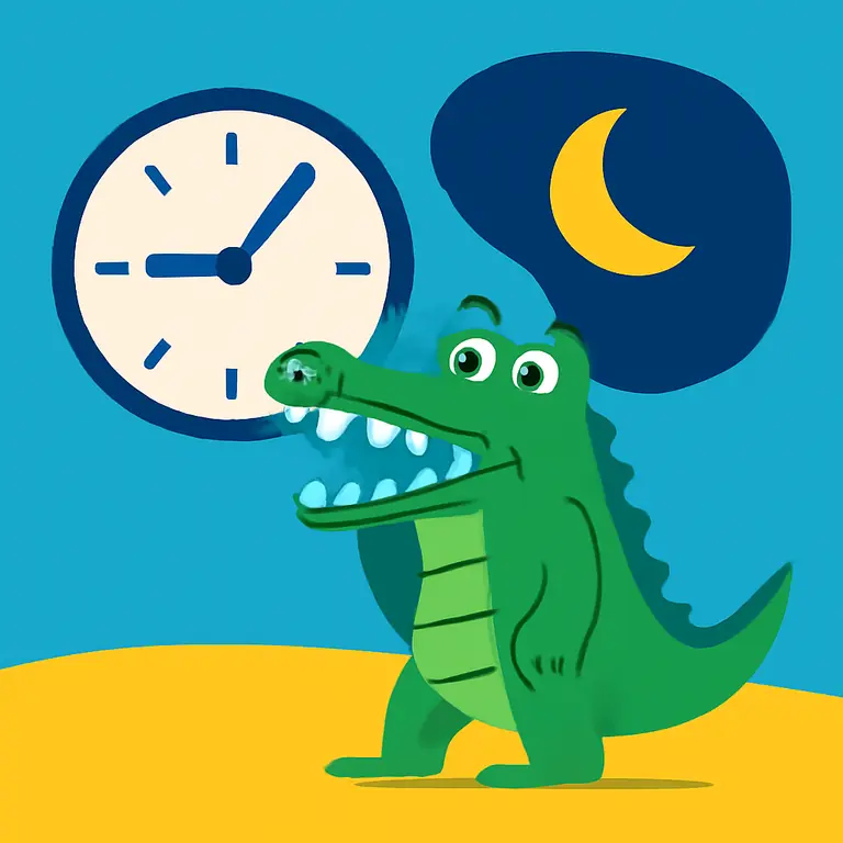 Curfew Croc Chaos - puzzle cover